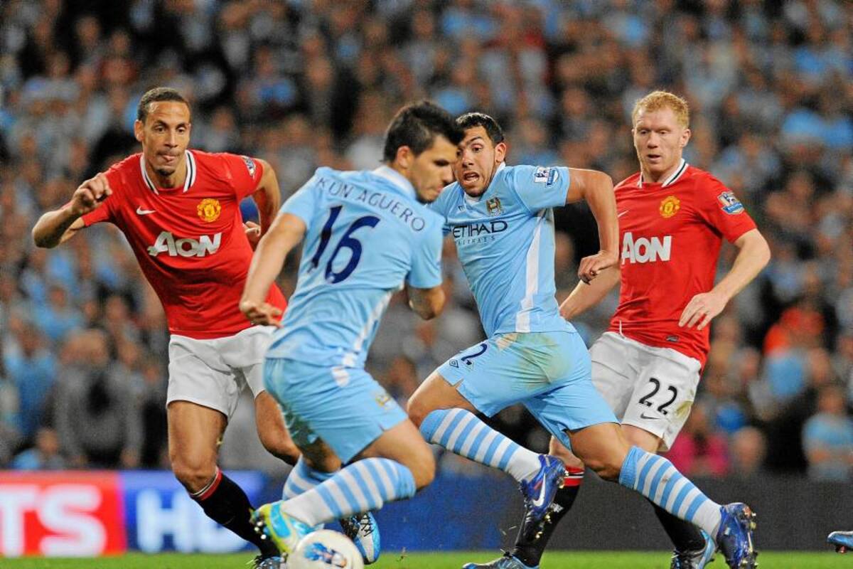 El City derrota al United en el clásico de Manchester, y lidera la Premier (Foto: Afp/ VANGUARDIA LIBERAL)