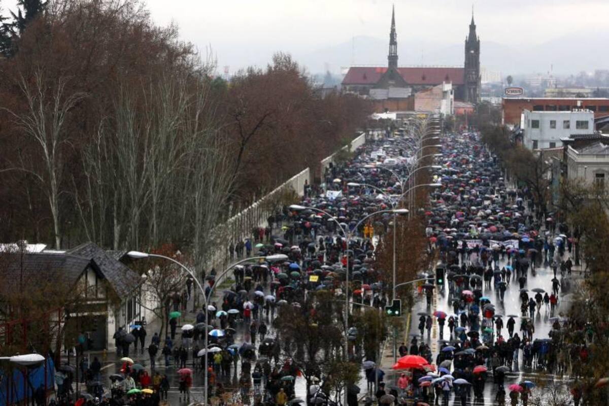 A la huelga también se le sumarán estudiantes y 80 diferentes organizaciones. (Foto: Afp/ VANGUARDIA LIBERAL)