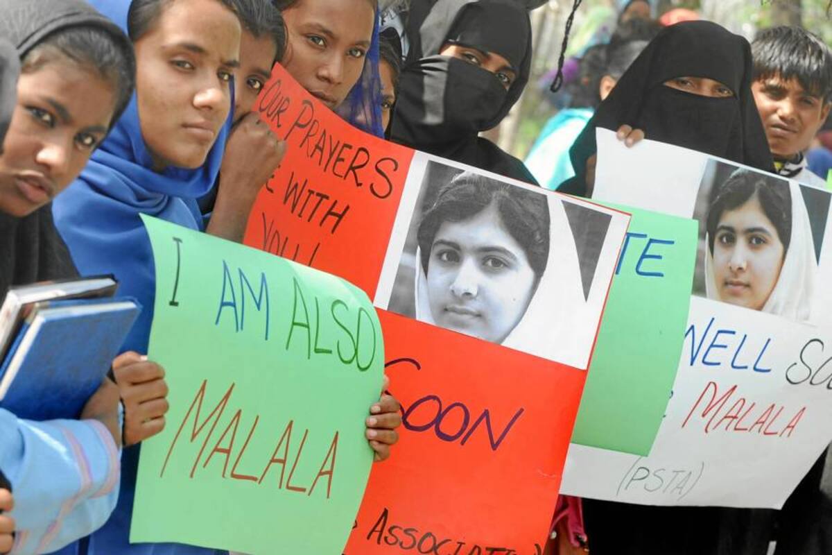 Malala, la niña paquistaní agredida por talibanes, mejora y puede levantarse (Foto: Archivo/VANGUARDIA LIBERAL)