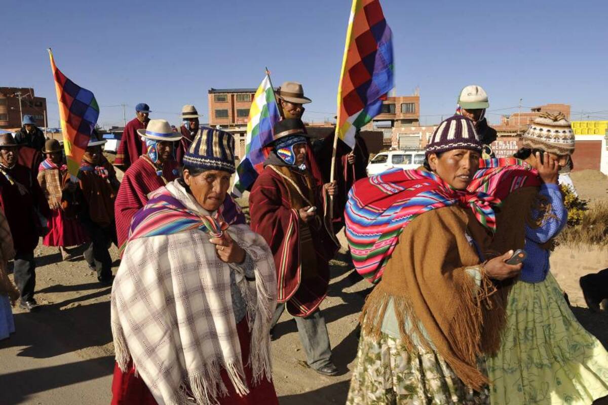 Vuelve marcha indígena Bolivia contra carretera que partiría reserva natural (Foto: Afp/VanguardiaLiberal)