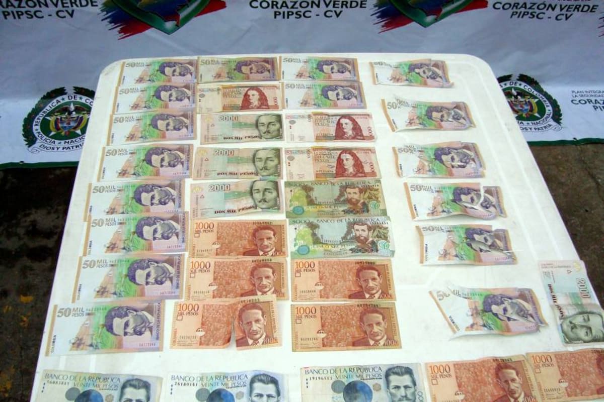 Capturados seis presuntos falsificadores de billetes en Santander (Foto: Suministrada/ VANGUARDIA LIBERAL)