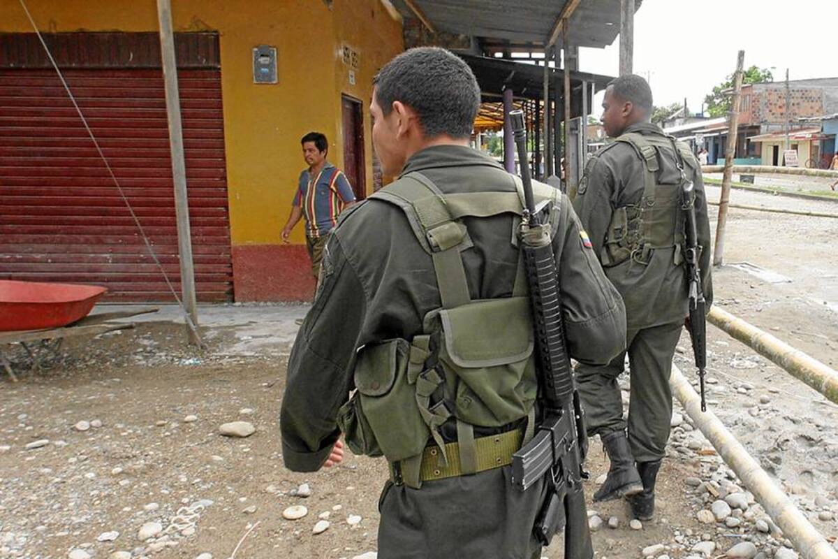 Un policía murió durante ataque en Morales, Cauca (Foto: Archivo/VANGURDIA LIBERAL)