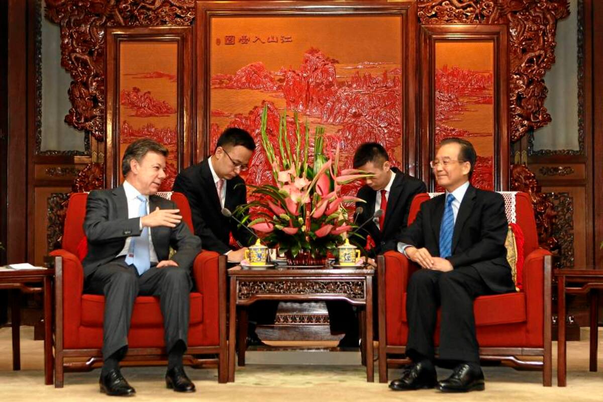 Presidente Santos concluyó visita a China (Foto: Archivo/VANGUARDIA LIBERAL)