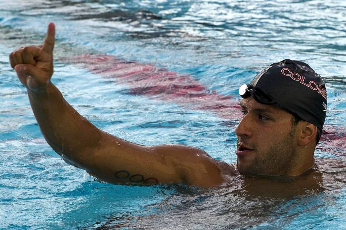 Ómar Pinzón "Vuela" en las piscinas cortas (Foto: Archivo/VANGUARDIA LIBERAL)