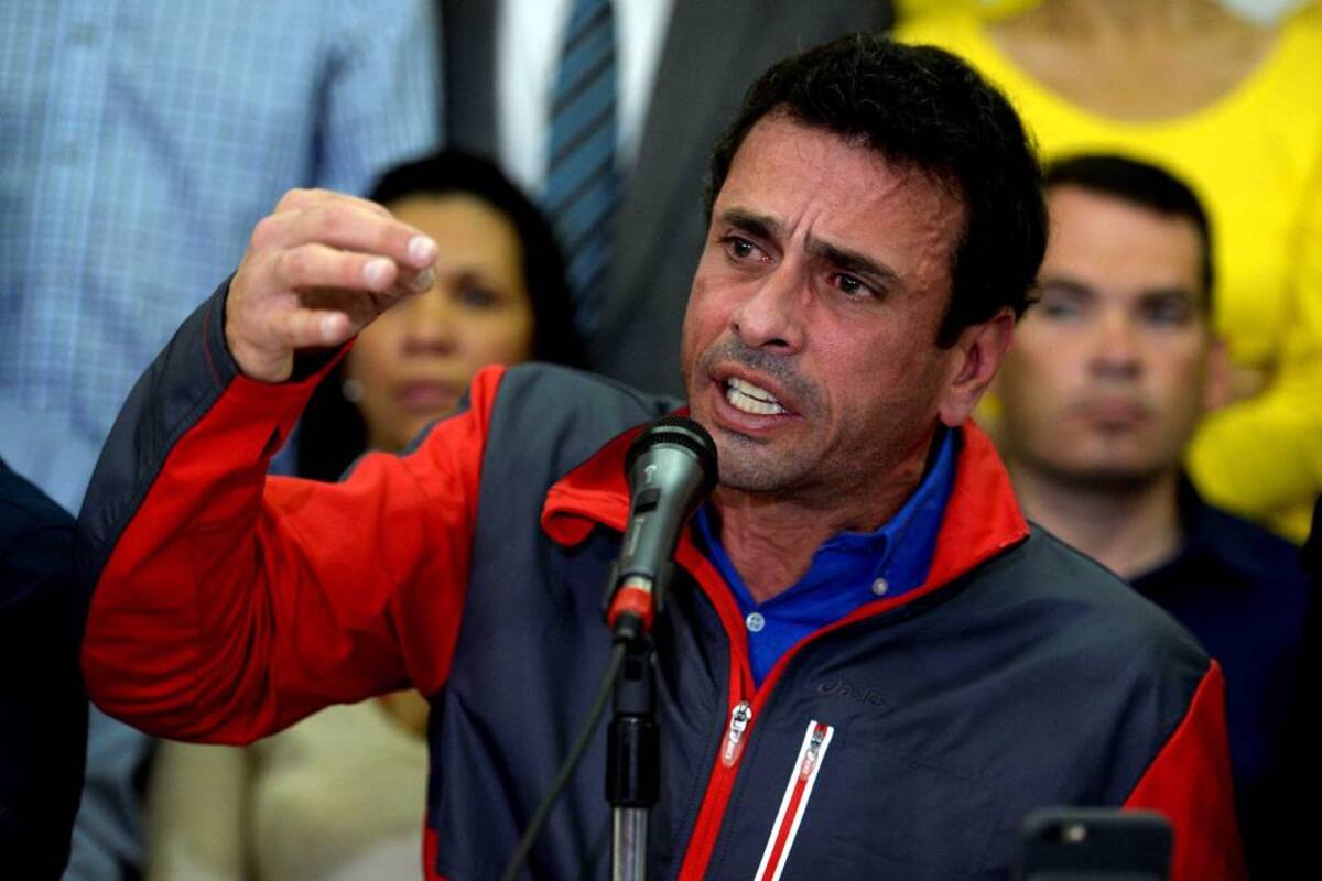 El líder opositor niega avances con el gobierno de Nicolás Maduro. (Foto: AFP/VANGUARDIA LIBERAL)