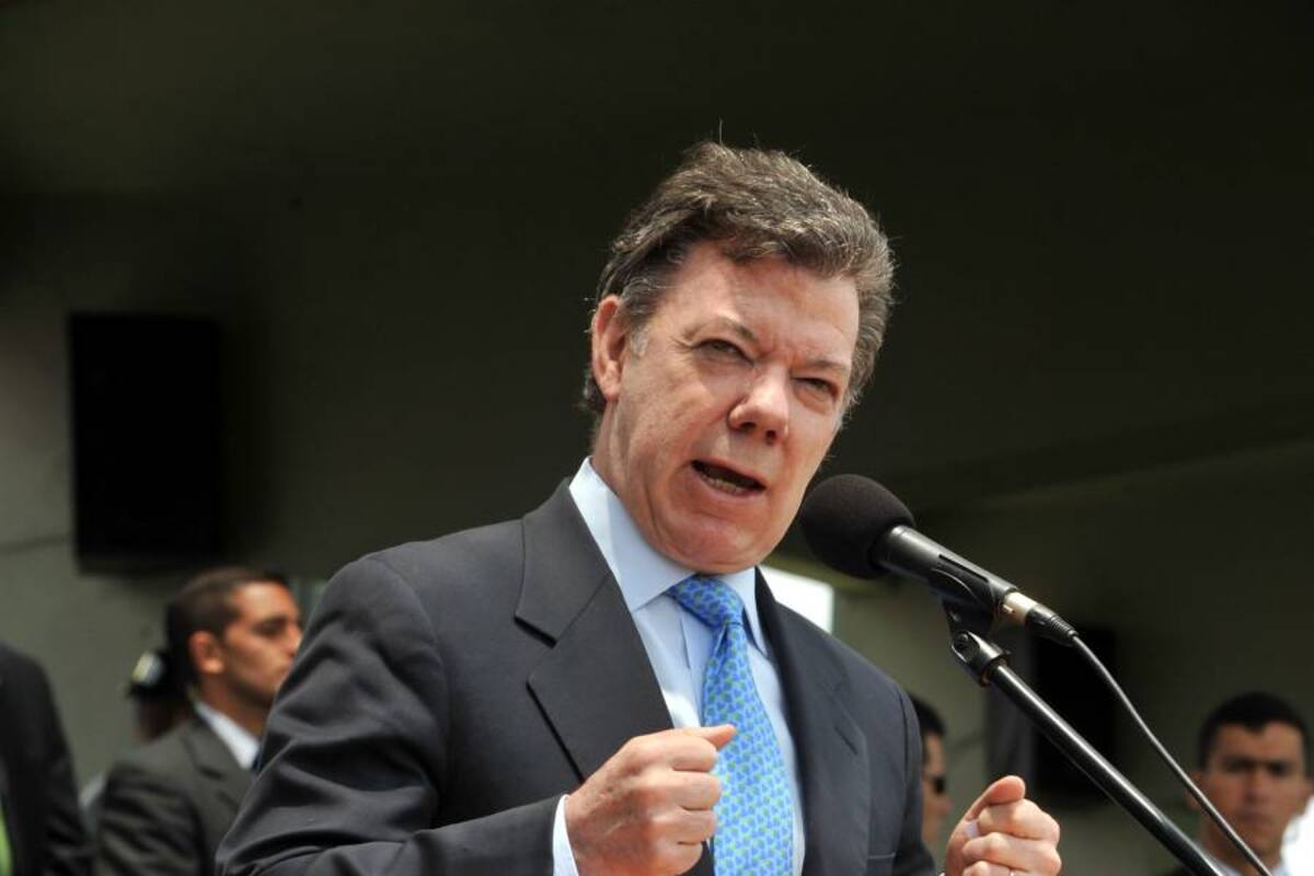 El presidente Juan Manuel Santos (Foto: Afp/VANGUARDIA LIBERAL)