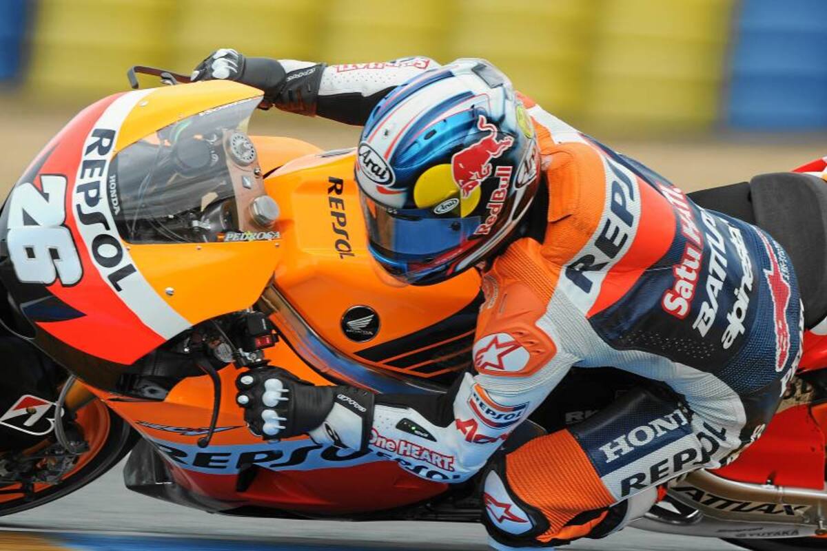 Pedrosa saldrá desde la 'pole position' de MotoGP en Le Mans (Foto: Afp/ VANGUARDIA LIBERAL)