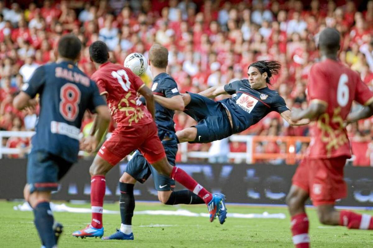 Falcao: "Fue un gol muy lindo, hay que aprovechar y disfrutar este momento" (Foto: Afp/ VANGUARDIA LIBERAL)