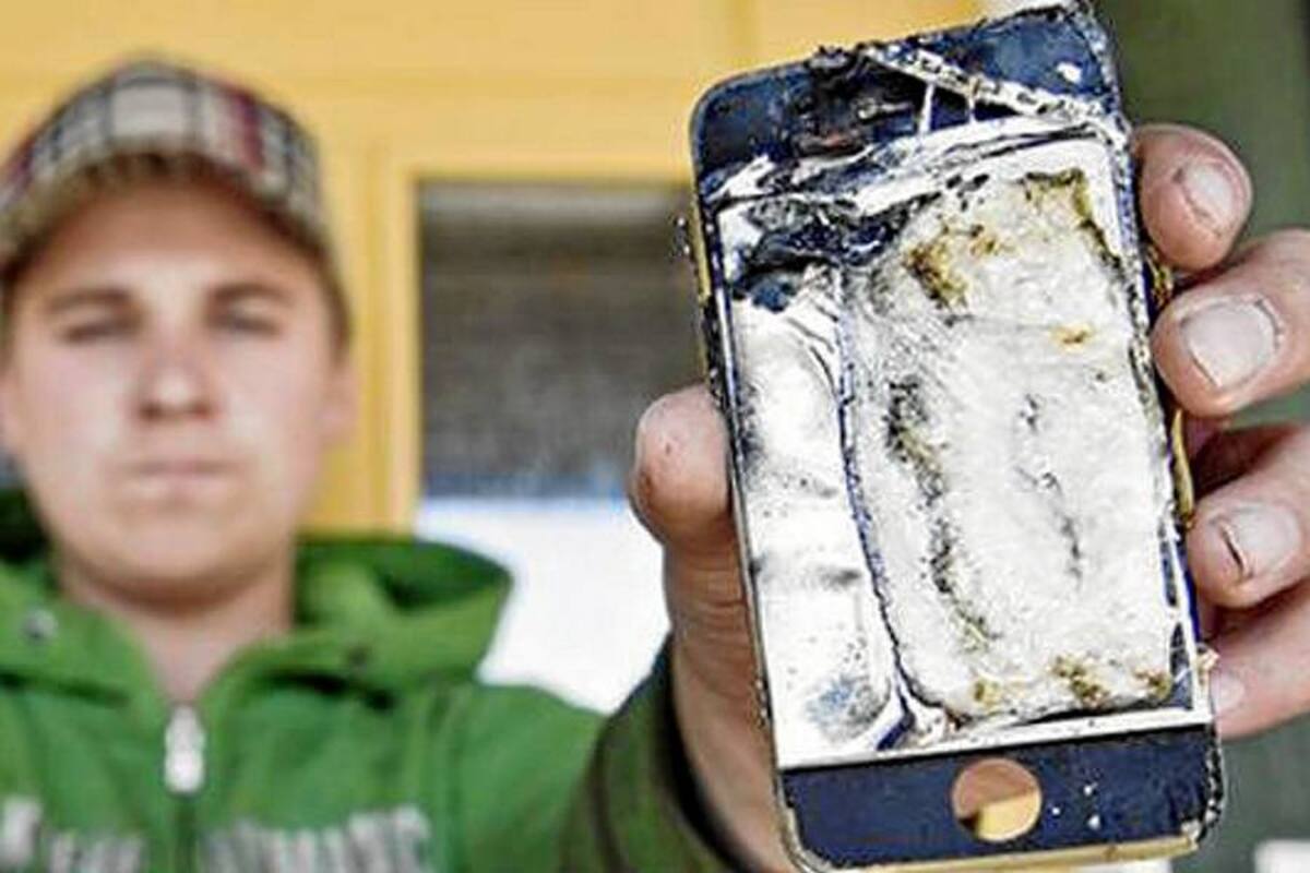 iPhone se explota en el bolsillo de su dueño y queda grabado en video (Foto: Tomado de Internet/ VANGUARDIA LIBERAL)