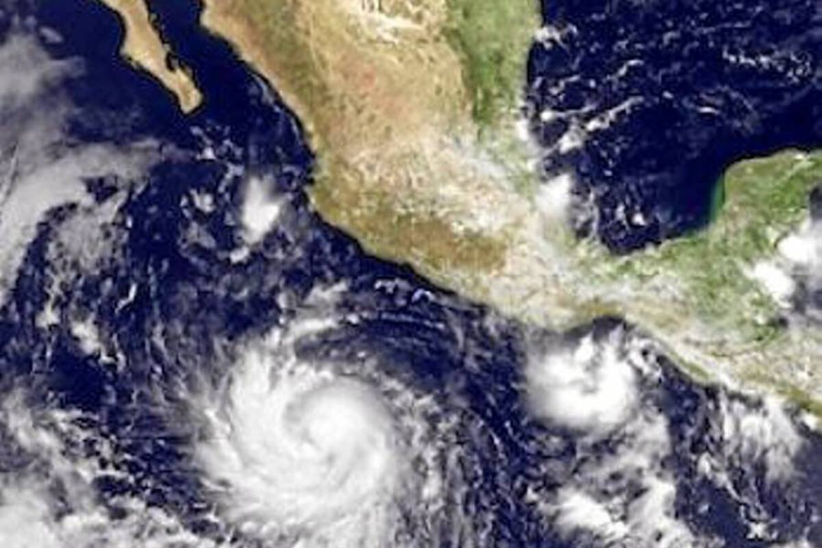 Tormenta en las costas de México (Foto: TOMADA DE INTERNET )