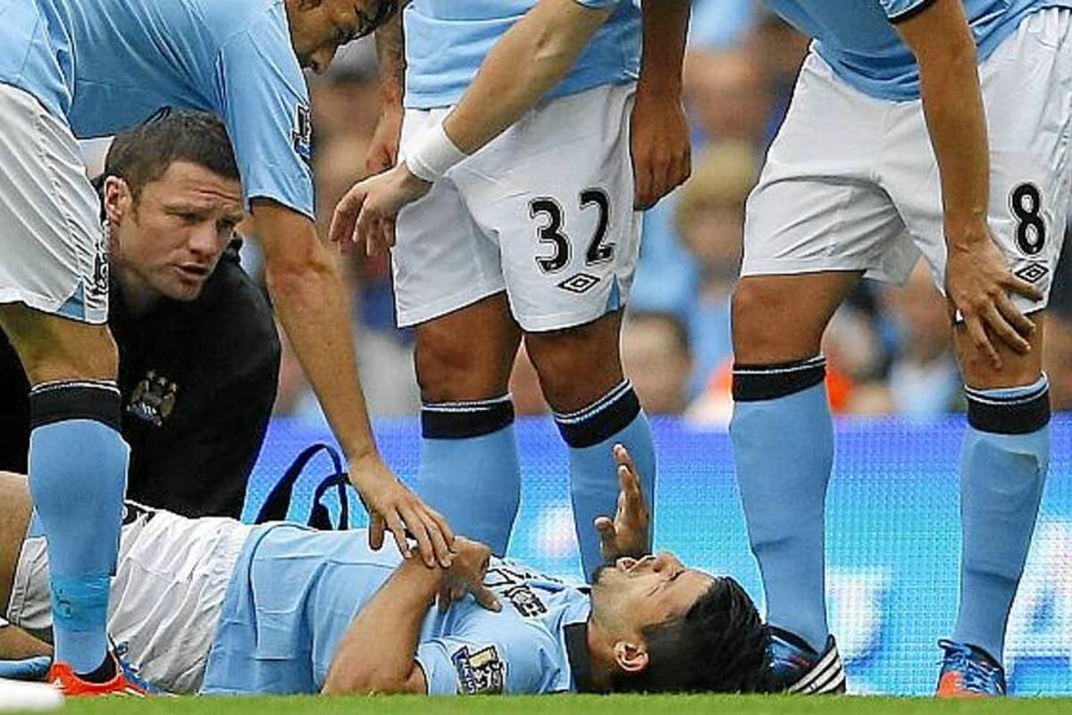 El argentino Kun Agüero será baja un mes por lesión (Foto: Tomado de Internet/ VANGUARDIA LIBERAL)