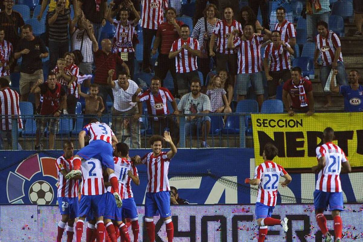 Falcao con el Atlético se enfrentará hoy al Sporting. (Foto: Afp/ VANGUARDIA LIBERAL)