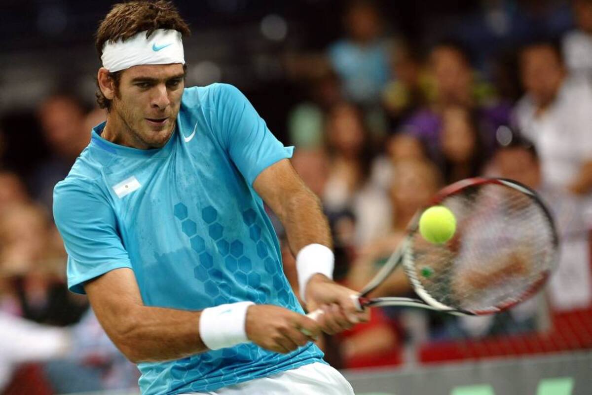 Del Potro satisfecho con el nivel de juego que ha mostrado en la Copa Davis (Foto: Afp / VANGUARDIA LIBERAL)