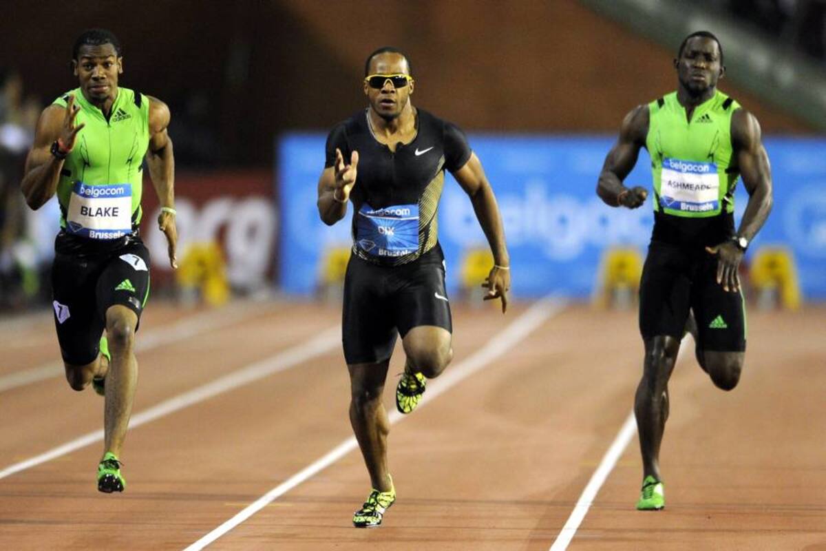 Bolt y Blake las grandes estrellas en el Van Damme de Bruselas (Foto: Afp / VANGUARDIA LIBERAL)