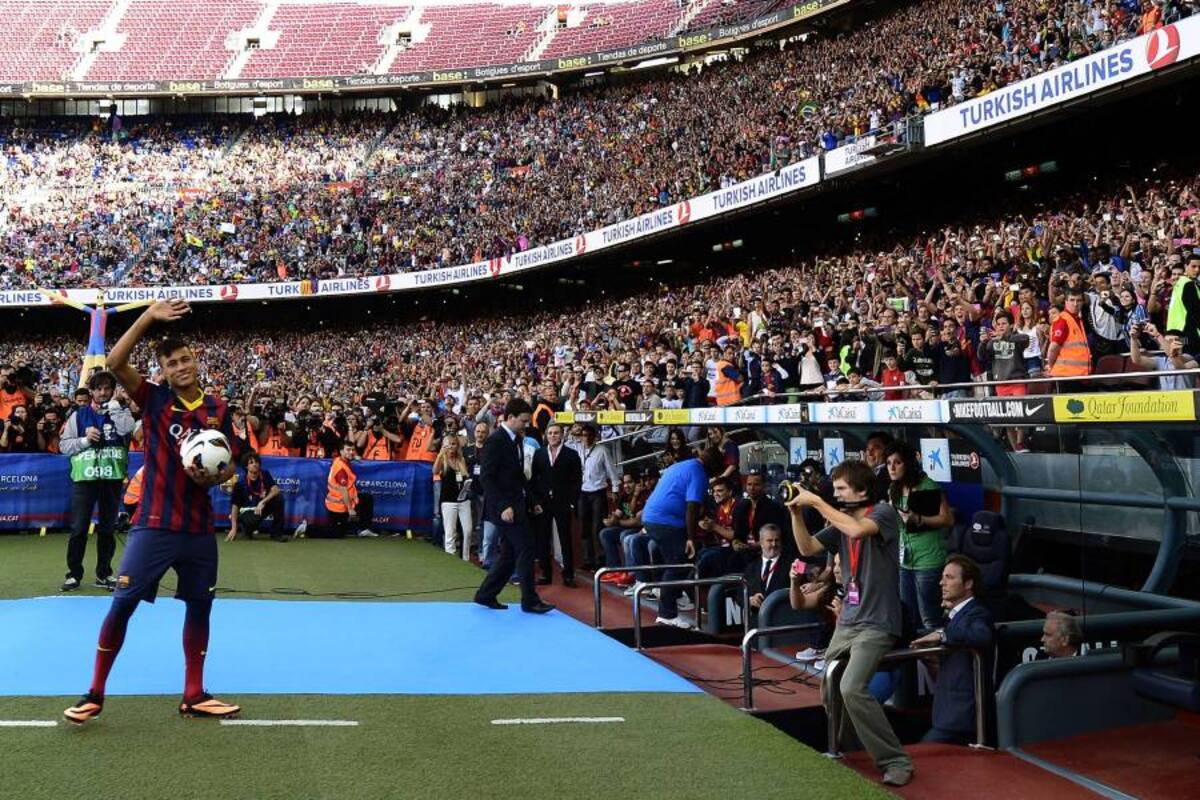 Neymar y sus primeras diecinueve horas en Barcelona (Foto: AFP/VANGUARDIA LIBERAL)