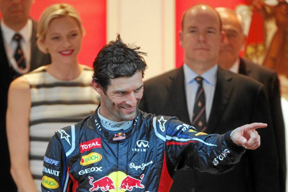 Mark Webber ganó en Mónaco (Foto: Afp/Vanguardia Liberal)