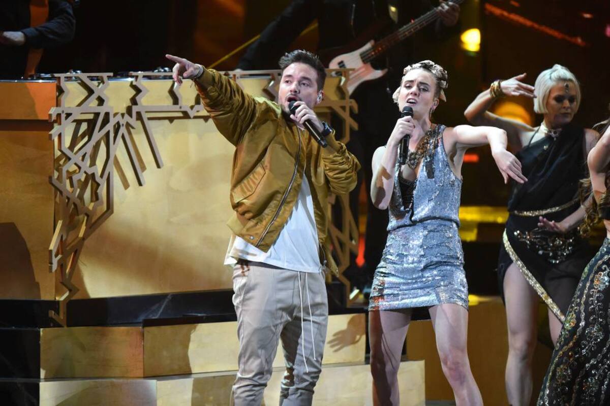 J Balvin cantó 'Ginza' y su remix de la canción más oída en Spottify, 'Lean on' del grupo Major Lazer. (Foto: Archivo/VANGUARDIALIBERAL)