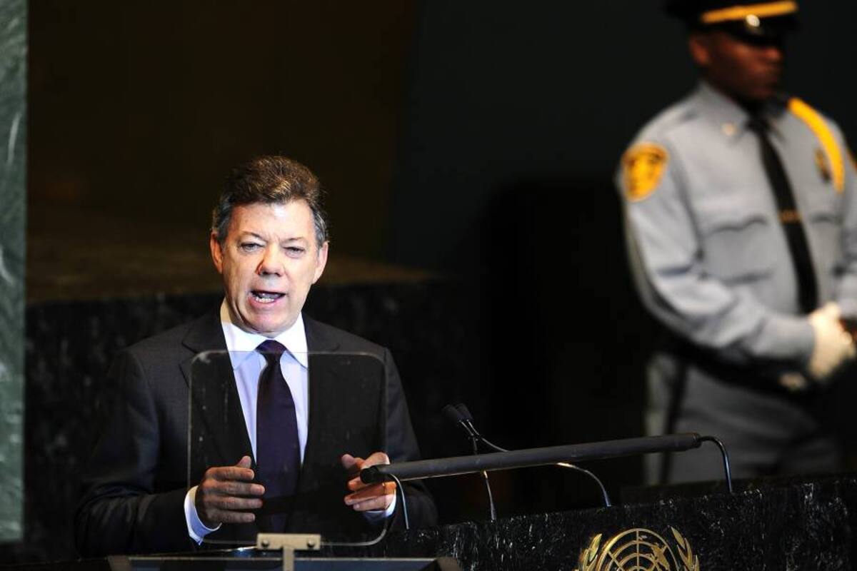 El presidente Juan Manuel Santos (Foto: Afp/VANGUARDIA LIBERAL)
