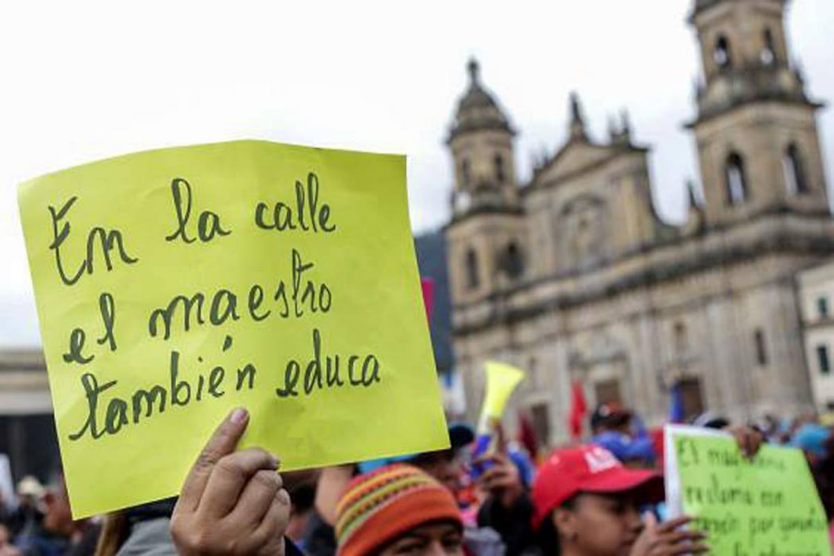 Fecode advirtió acerca de posible paro nacional (Foto: COLPRENSA/VANGUARDIA LIBERAL)