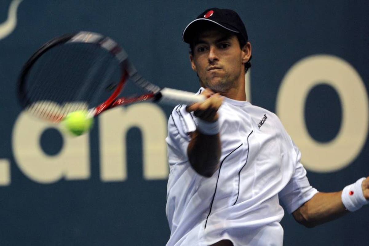 Santiago Giraldo pierde ante Monfils en Bangkok (Foto: Afp/VanguardiaLiberal)
