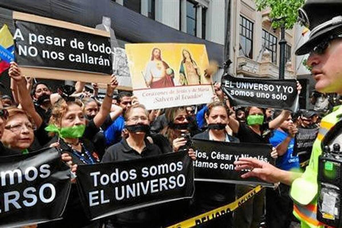 Periodicos del país publican columna que generó condena a 'El Universo' (Foto: Archivo / Vanguardia Liberal)