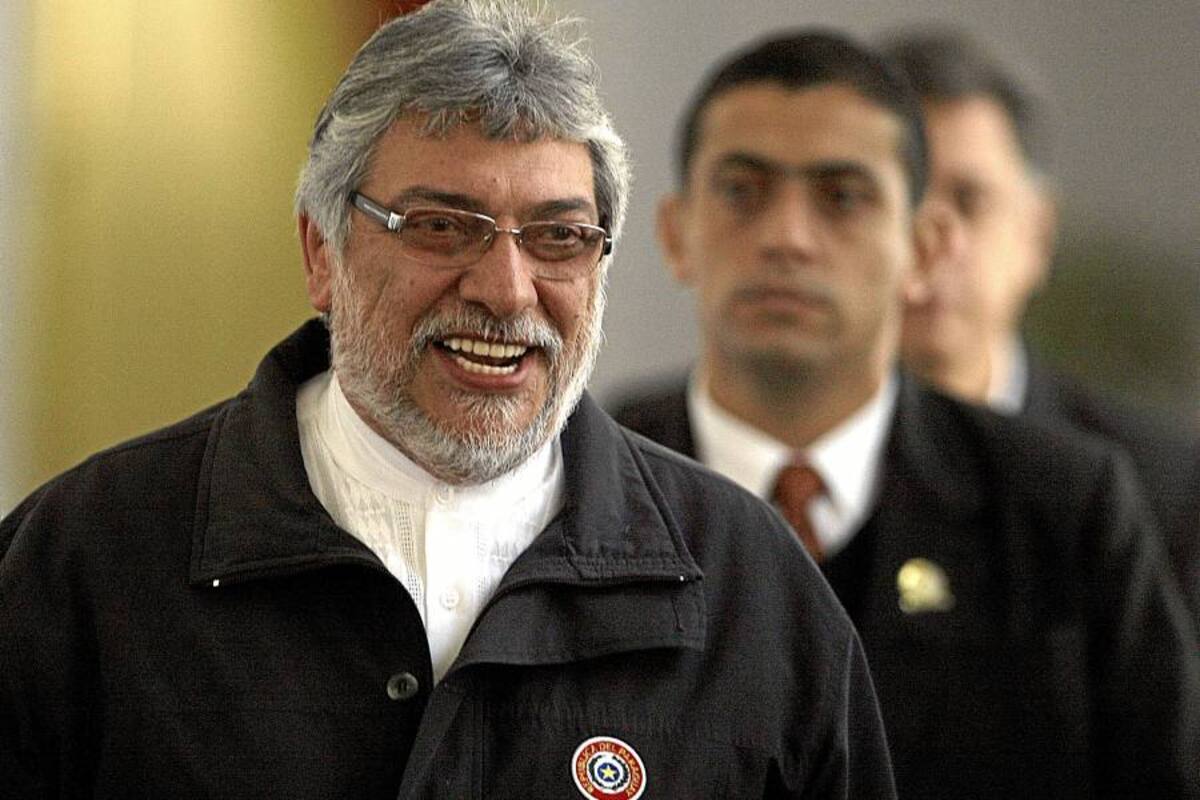 Fernando Lugo viajó a Bogotá para participar en acto de la Unasur (Foto: AFP/VANGUARDIA LIBERAL)