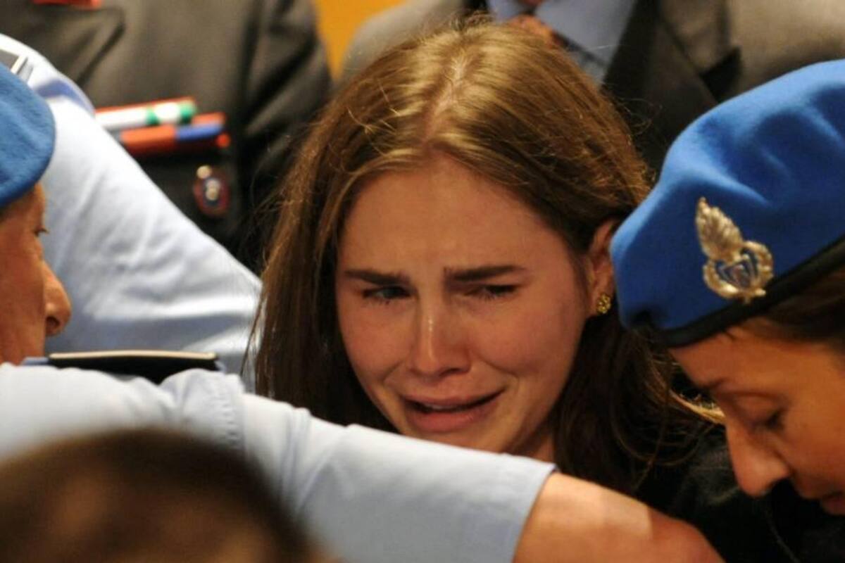 La defensa tanto de Knox como de Sollecito, de 27 años, habían pedido la total absolución al considerar que no había móvil, ni pruebas de la presencia de los jóvenes en la escena del crimen y tampoco arma del delito. (Foto: Afp/ VANGUARDIA LIBERAL)