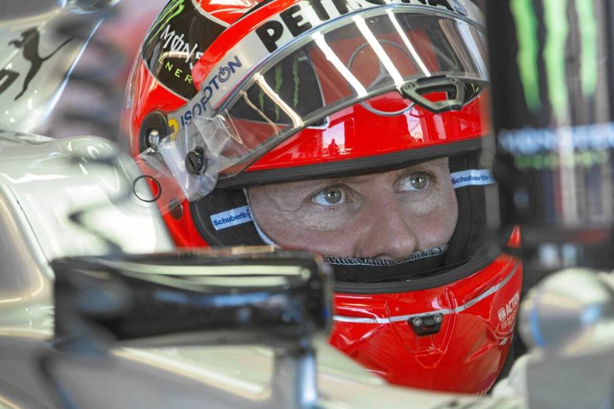 Schumacher: "Soy bastante bueno, pero sin duda no tanto como antes" (Foto: Afp/ VANGUARDIA LIBERAL)
