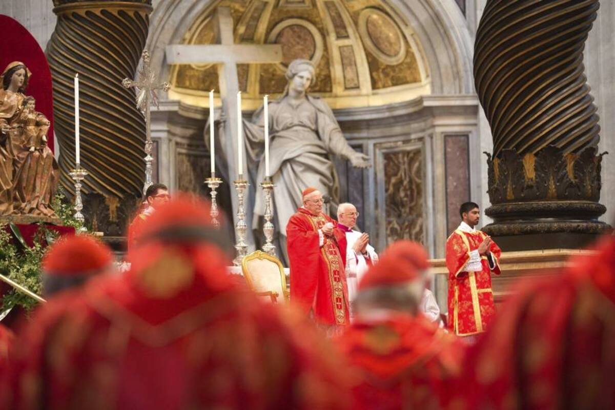Comenzó misa "Pro eligendo Romano Pontifice", previa al cónclave (Foto: EFE/VANGUARDIA LIBERAL)