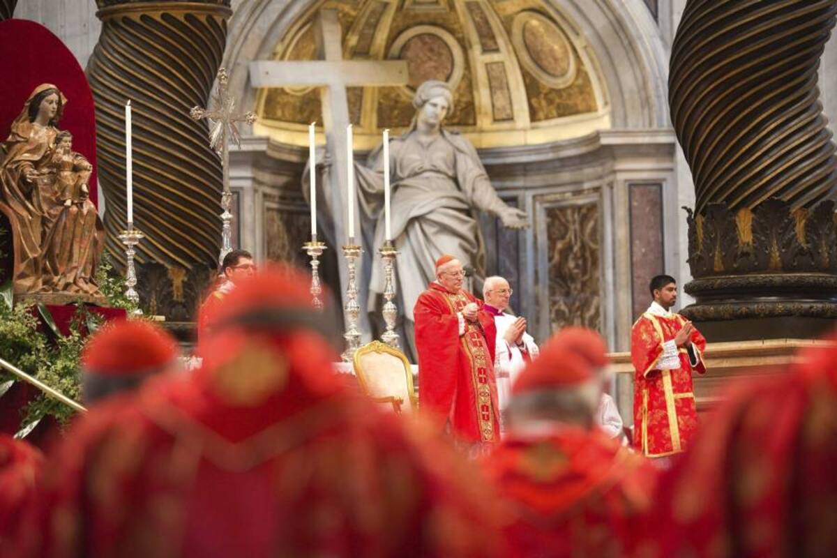 Cardenales realizaron juramento para elegir al nuevo papa (Foto: AFP/VANGUARDIA LIBERAL)