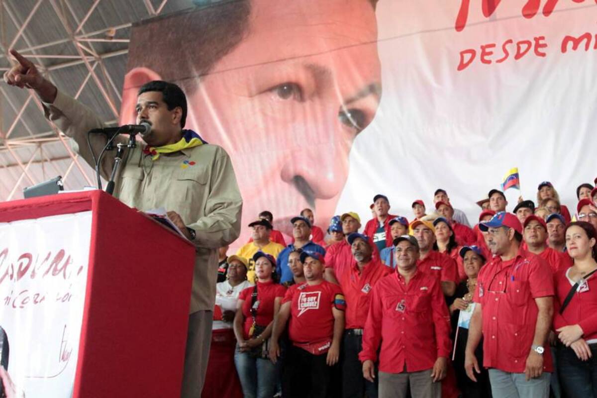 Maduro sube el tono y tilda a la oposición de 'herederos de Hitler' (Foto: EFE / VANGUARDIA LIBERAL)