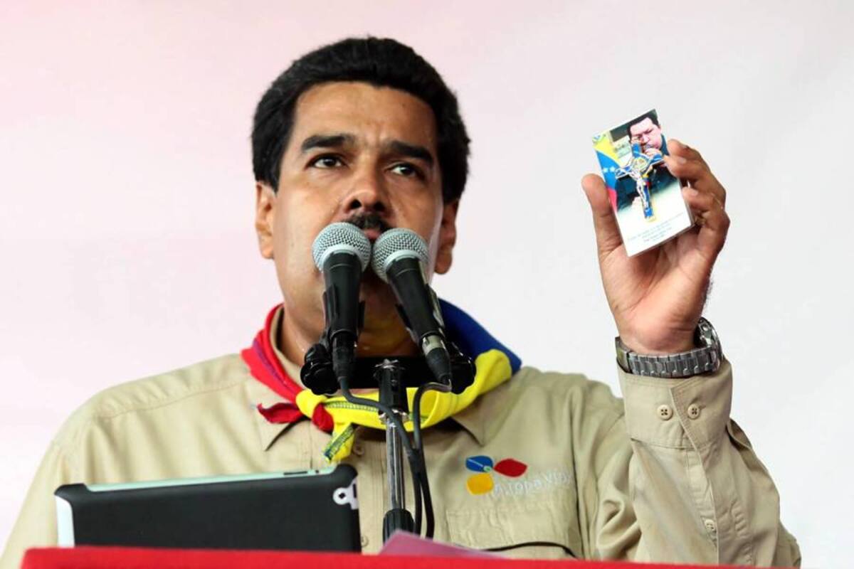 Nicolás Maduro comparó fallecimiento de Chávez con muerte de Jesucristo (Foto: EFE/VANGUARDIA LIBERAL)