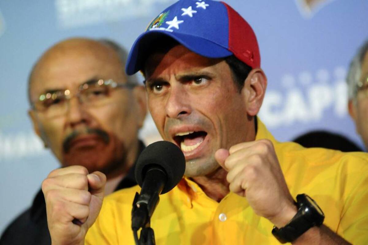 Capriles ganó las elecciones en Bucaramanga (Foto: AFP / VANGUARDIA LIBERAL)