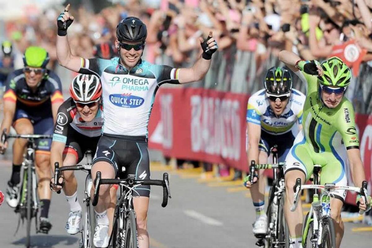 Mark Cavendish ganó la primera etapa del Giro de Italia (Foto: EFE/VANGUARDIA LIBERAL)