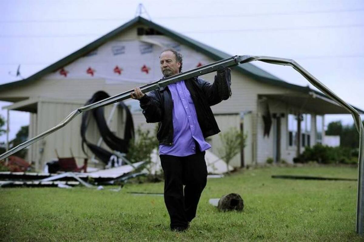 Seis muertos y 14 desaparecidos tras el paso de varios tornados por Texas (Foto: EFE/VANGUARDIA LIBERAL)