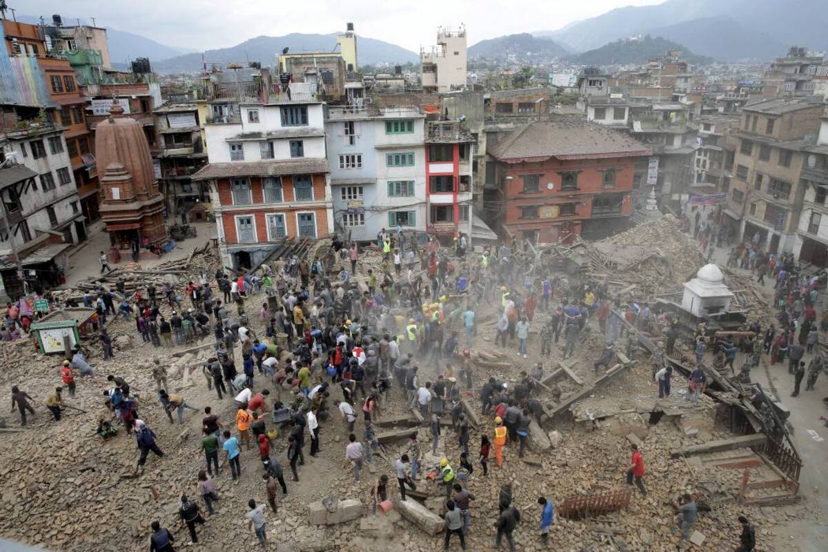 Terremoto de 7,9 grados sacude Nepal y deja al menos 900 muertos (Foto: EFE / VANGUARDIA LIBERAL)