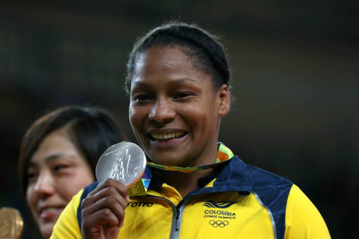 "Estoy abriendo el camino, estoy haciendo historia en el judo": Yuri Alvear (Foto: EFE /VANGUARDIA LIBERAL)