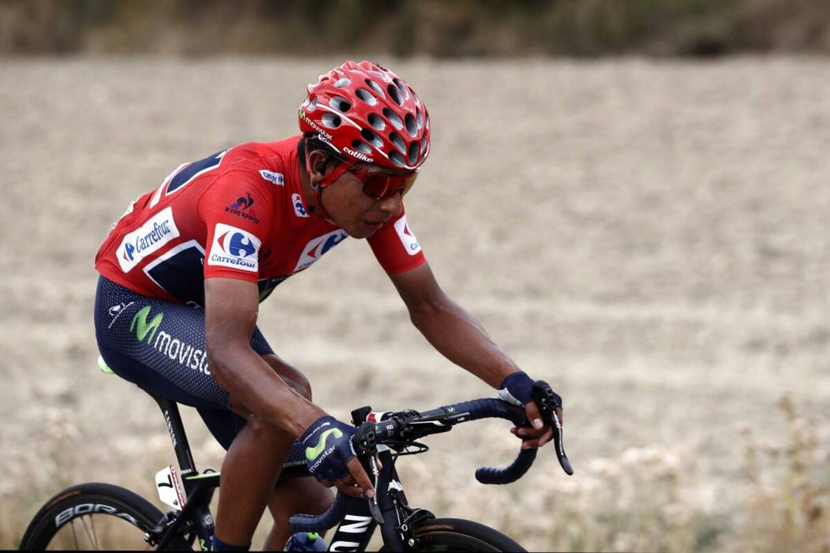 Nairo Quintana continúa líder en la Vuelta a España (Foto: AFP /VANGUARDIA LIBERAL)