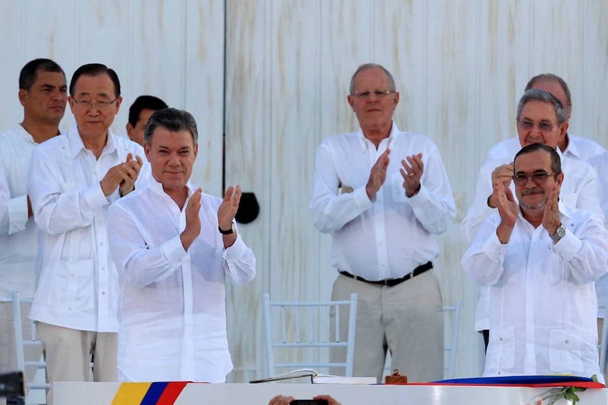 Acuerdo de paz es considerado para premio Nobel de la Paz (Foto: Archivo/VANGUARDIA LIBERAL)