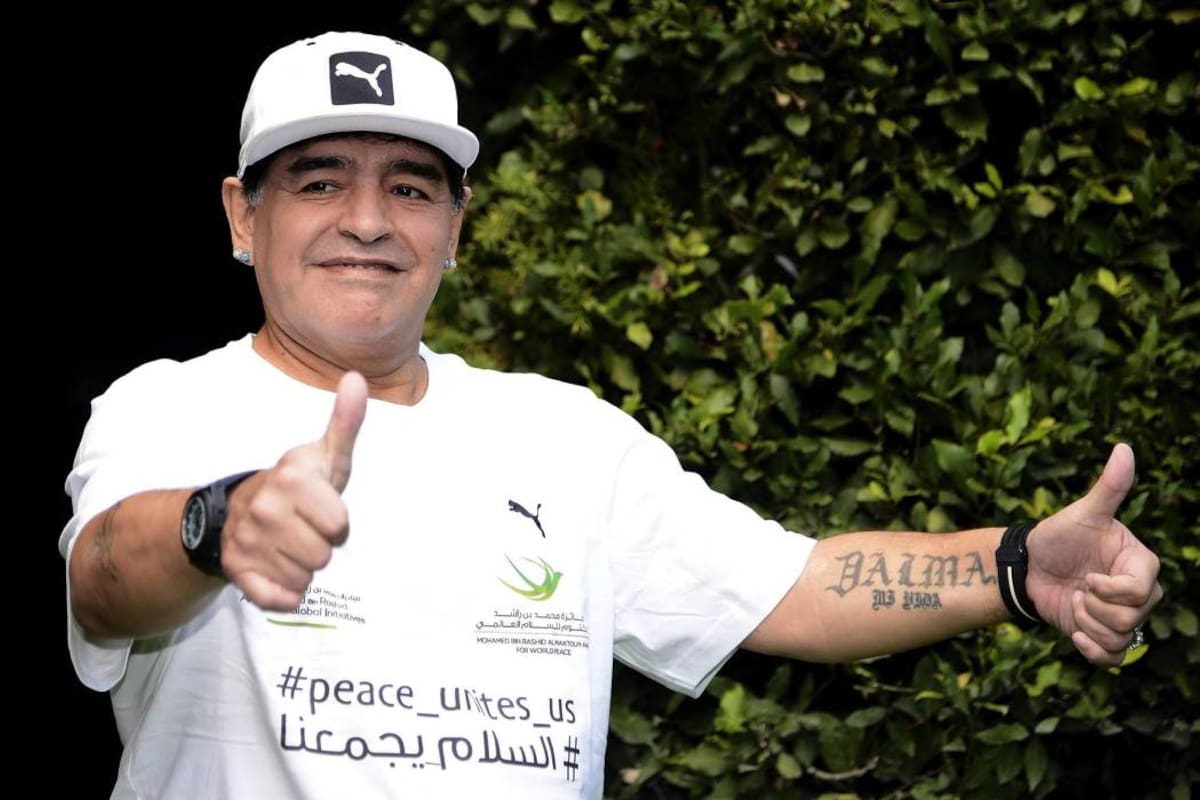 Diego Armando Maradona fue internado ayer en un centro médico de Buenos Aires por un sangrado estomacal. (Foto: Archivo/VANGUARDIA LIBERAL)