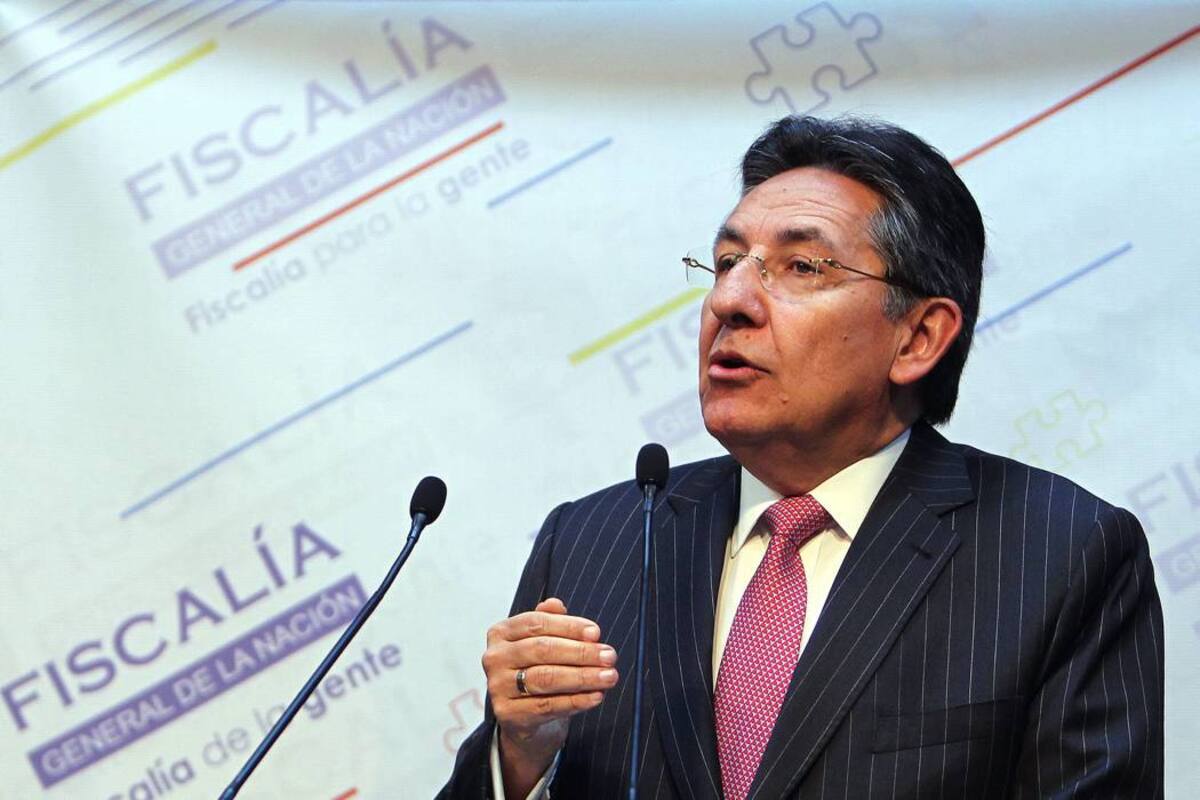 El fiscal pidió seguridad jurídica sobre los milicianos de las Farc. (Foto: Colprensa /VANGUARDIA LIBERAL)