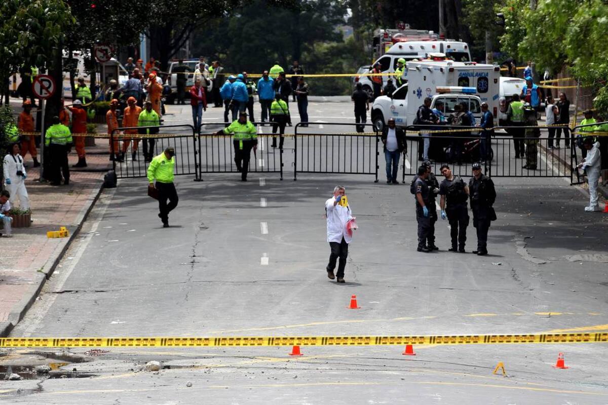 Falleció el patrullero que tenía muerte cerebral producto de explosión en Bogotá (Foto: Colprensa /VANGUARDIA LIBERAL)