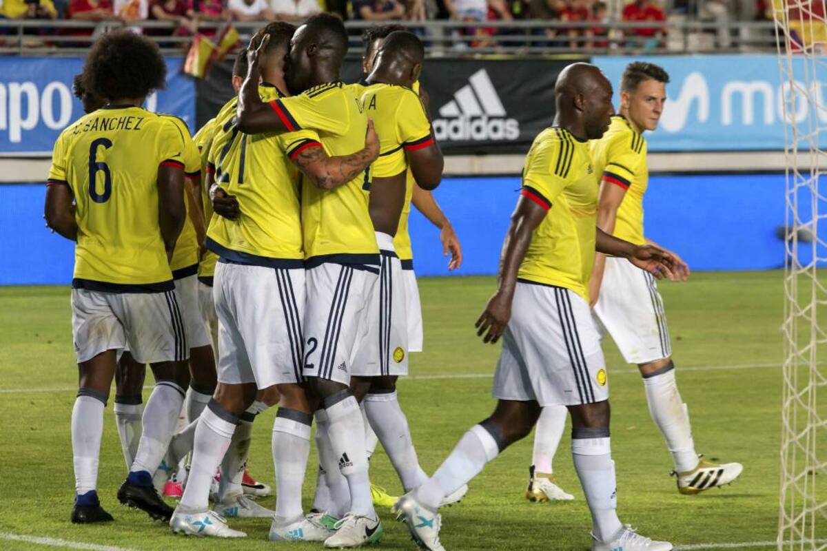 Colombia empató 2-2 con España (Foto: EFE / VANGUARDIA)