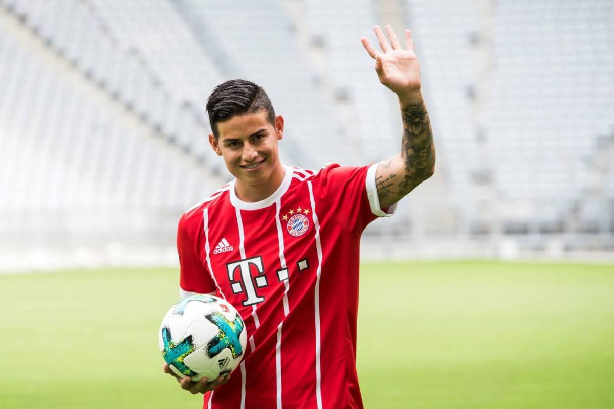 Reviva la presentación de James en el Bayern Munich (Foto: EFE/VANGUARDIA LIBERAL)