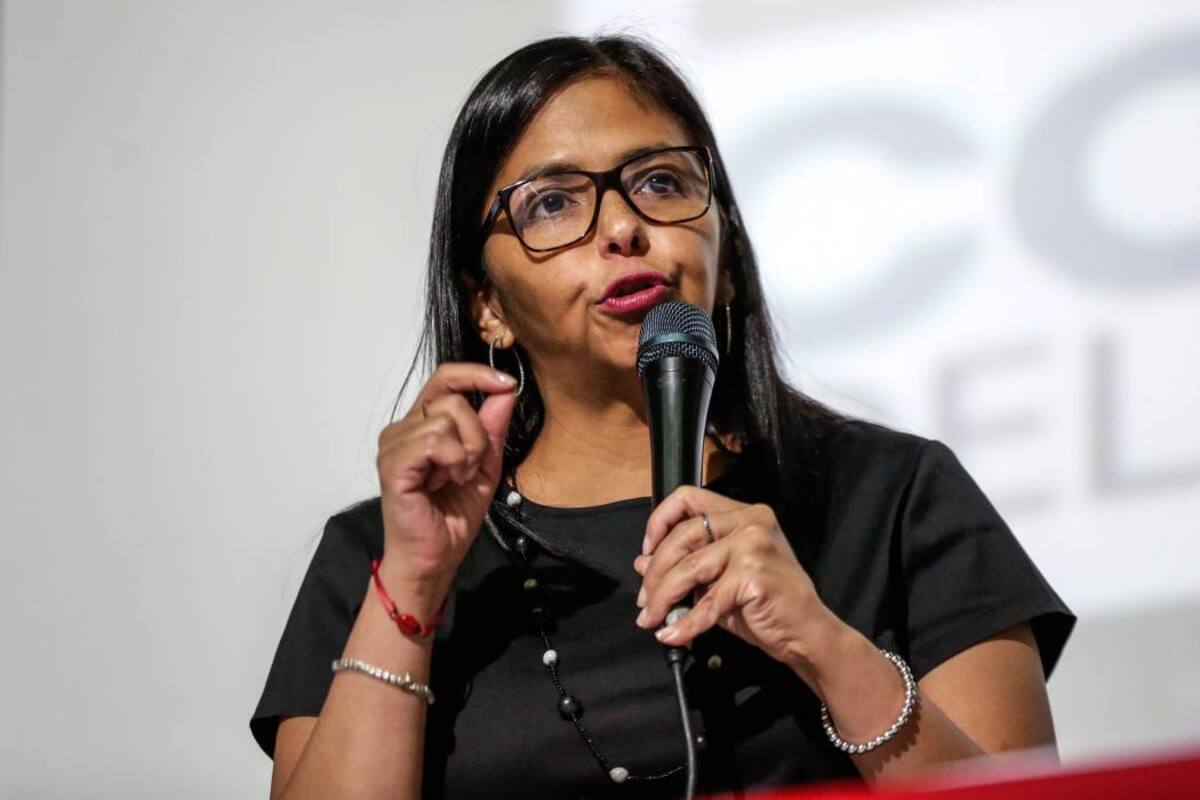 Delcy Rodríguez no podrá viajar a ninguno de los países que conforman la Unión Europea. (Foto: EFE /VANGUARDIA LIBERAL)