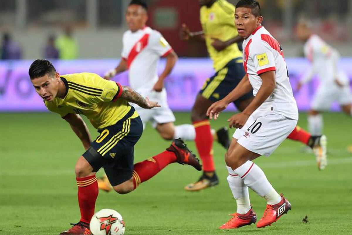 Reviva el gol de James Rodríguez con el que Colombia vence a Perú (Foto: EFE/VANGUARDIA LIBERAL)