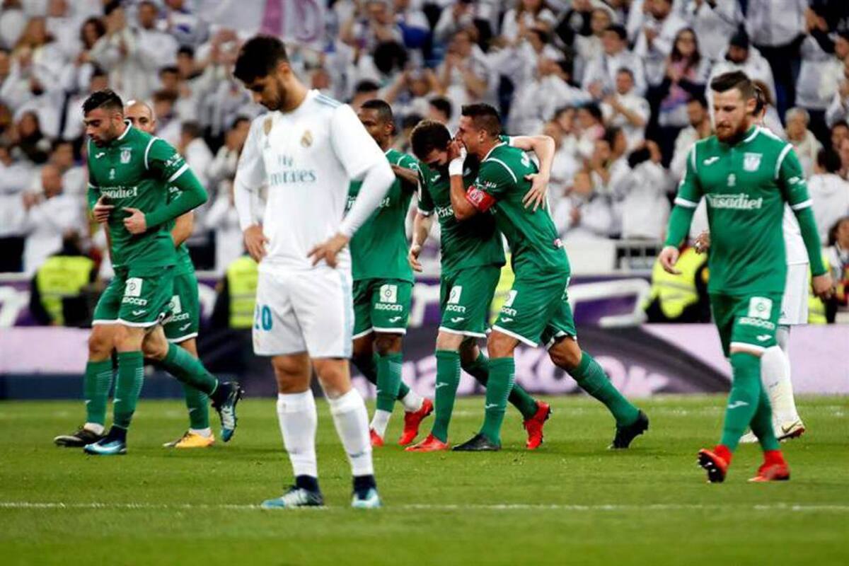 Real Madrid fue eliminado de la Copa del Rey por el Leganés (Foto: EFE / VANGUARDIA LIBERAL )