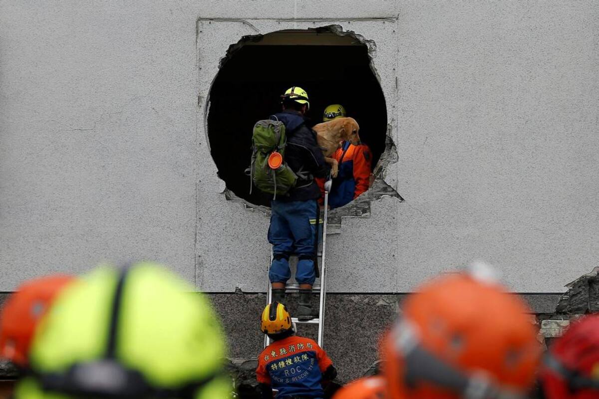 Buscan sobrevivientes de fuerte sismo que deja 7 muertos y 76 desaparecidos en Taiwán (Foto: EFE/ VANGUARDIA LIBERAL)