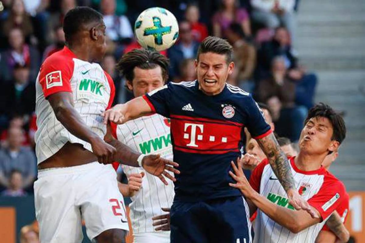 Con gol de James, Bayern vence a 4-1 al Augsburg y es campeón en Alemania (Foto: EFE/ VANGUARDIA LIBERAL)