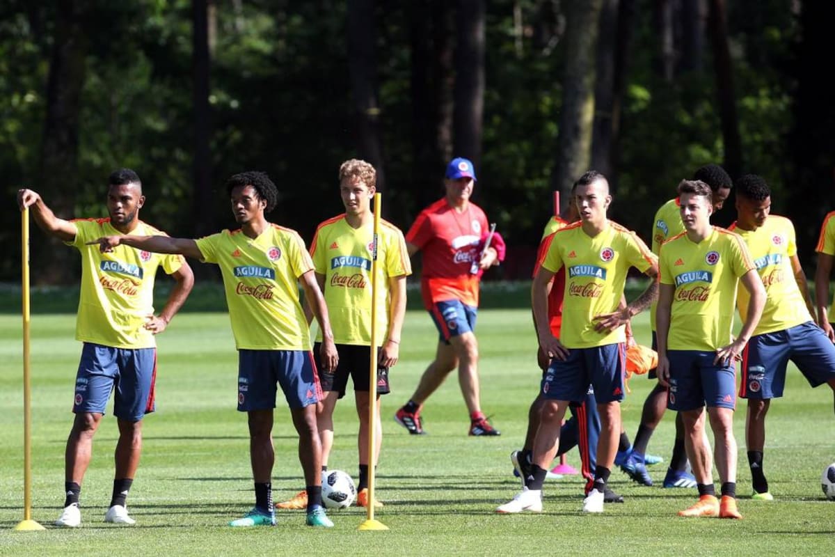 Detalles del ambiente entre los jugadores de la Selección Colombia (Foto: Colprensa /VANGUARDIA LIBERAL)